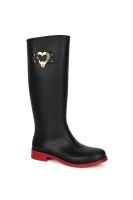 Rain boots Love Moschino 	fekete	