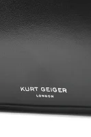 Skórzana torebka na ramię Kurt Geiger 	fekete	