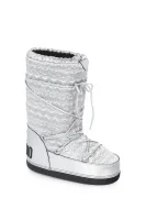 Love&Peace Quilted Winter Boots Love Moschino 	ezüst	