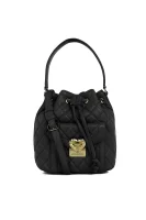 Heart Quilted Bucket Bag Love Moschino 	fekete	