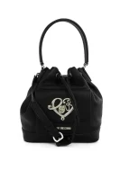 Love Charms Bucket Bag Love Moschino 	fekete	