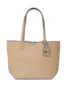 Two-sided shopper bag + Olivia organizer LAUREN RALPH LAUREN 	homok	