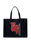 Reversible shopper bag + organiser Gigi Hadid Tommy Hilfiger 	sötét kék	