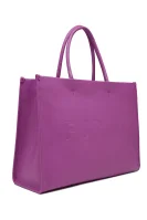 Bőr shopper táska Furla 	lila	