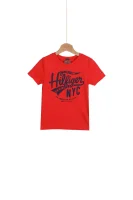 Logo T-shirt Tommy Hilfiger 	piros	
