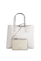 Kifordítható shopper táska + nesszeszer Calvin Klein 	krém	