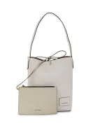 Shopper torba + torbica za sitnice Calvin Klein 	krém	