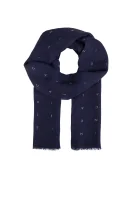 Woolen scarf Allover Logo Calvin Klein 	sötét kék	