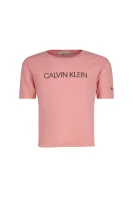 Póló INSTITUTIONAL | Regular Fit CALVIN KLEIN JEANS 	rózsaszín	