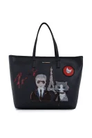 Shopper bag + Organizer Karl Lagerfeld 	fekete	