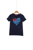 Flag heart T-shirt  Tommy Hilfiger 	sötét kék	