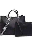 Shopper táska + tarisznya Emporio Armani 	sötét kék	