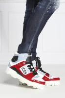 Bőr sneakers tornacipő Dsquared2 	piros	