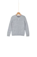 Basic sweater Tommy Hilfiger 	szürke	