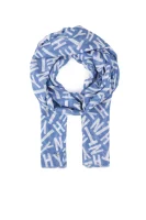 TH logo scarf Tommy Hilfiger 	kék	