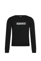 Pulóver | Relaxed fit Dsquared2 	fekete	