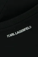 Pulóver | Regular Fit Karl Lagerfeld Kids 	fekete	