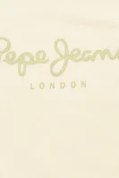 Póló HANA GLITTER | Regular Fit Pepe Jeans London 	krém	