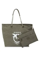 Shopper táska + nesszeszer BARRITO Pinko 	khaki	