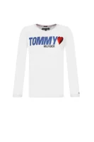 Bluza Tommy Heart | Regular Fit Tommy Hilfiger 	fehér	