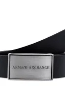Kétoldalas öv Armani Exchange 	fekete	
