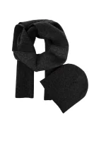 Power Logo Beanie + Scarf Calvin Klein 	fekete	