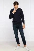 Kötött pulóver 70 | Regular Fit gyapjú hozzáadásával Gant 	sötét kék	