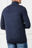 Kötött pulóver Zarsi | Regular Fit BOSS GREEN 	sötét kék	