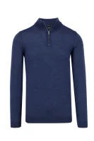 Kötött pulóver Banello-P | Slim Fit BOSS BLACK 	kék	