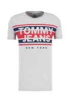 Póló CUT OUT STRIPE | Regular Fit Tommy Jeans 	szürke	