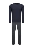 Pizsama | Regular Fit Emporio Armani 	sötét kék	