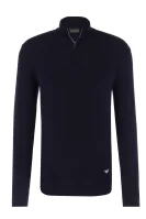 Kötött pulóver | Slim Fit Emporio Armani 	sötét kék	