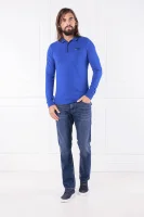 Tenisz póló | Slim Fit Tommy Jeans 	kék	