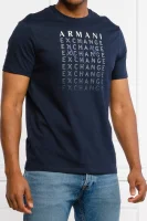 Póló | Regular Fit Armani Exchange 	sötét kék	
