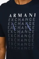 Póló | Regular Fit Armani Exchange 	sötét kék	