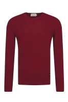 Kötött pulóver | Regular Fit Calvin Klein 	bordó	