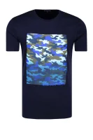 Póló Camouflage | Regular Fit Michael Kors 	sötét kék	