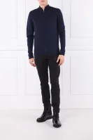 Kötött pulóver SUPERIOR | Regular Fit Calvin Klein 	sötét kék	