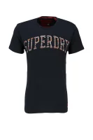 T-shirt Varsity embossed | Slim Fit Superdry 	sötét kék	