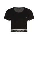Blúz | Cropped Fit Calvin Klein Performance 	fekete	