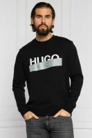 Pulóver Dicago | Regular Fit HUGO 	fekete	