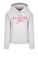Pulóver TJW MODERN LOGO HOOD | Regular Fit Tommy Jeans 	hamuszürke	