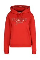 Pulóver TJW MODERN LOGO HOOD | Regular Fit Tommy Jeans 	piros	