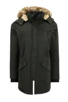 Kabát | Regular Fit GUESS 	khaki	