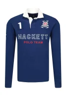 Tenisz póló SNOW RUGBY | Regular Fit Hackett London 	sötét kék	