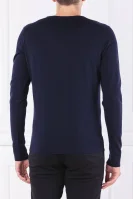 Kötött pulóver SUPERIOR | Regular Fit Calvin Klein 	sötét kék	