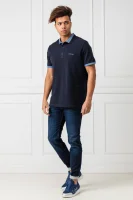 Tenisz póló TONAL COLORBLOCK | Regular Fit Calvin Klein 	sötét kék	