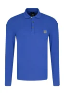 Tenisz póló Passerby | Slim Fit BOSS ORANGE 	kék	