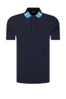 Tenisz póló Polarized | Regular Fit | pique BOSS ORANGE 	sötét kék	