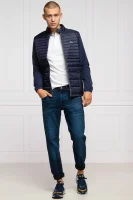 Kabát | Regular Fit Lacoste 	sötét kék	